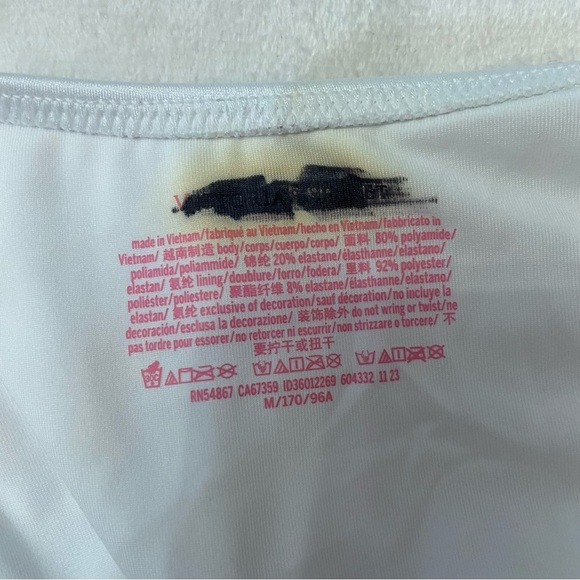 New! Victorias Secret BRIDE shine strap bling One-Piece Swimsuit 3852 - Picture 5 of 9